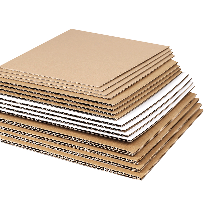 瓦楞纸板硬卡纸皮DIY手工儿童垫板隔板白色厚纸板模型板纸壳定制